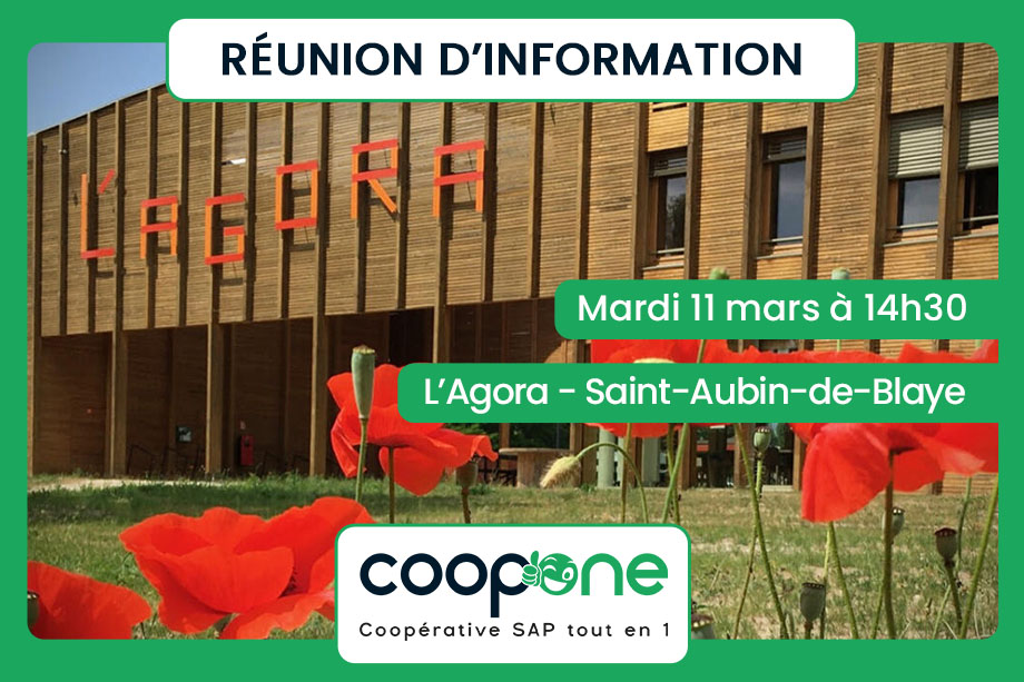 Réunion d'information : Haute Gironde - Mardi 11 mars 2025 à 14h30